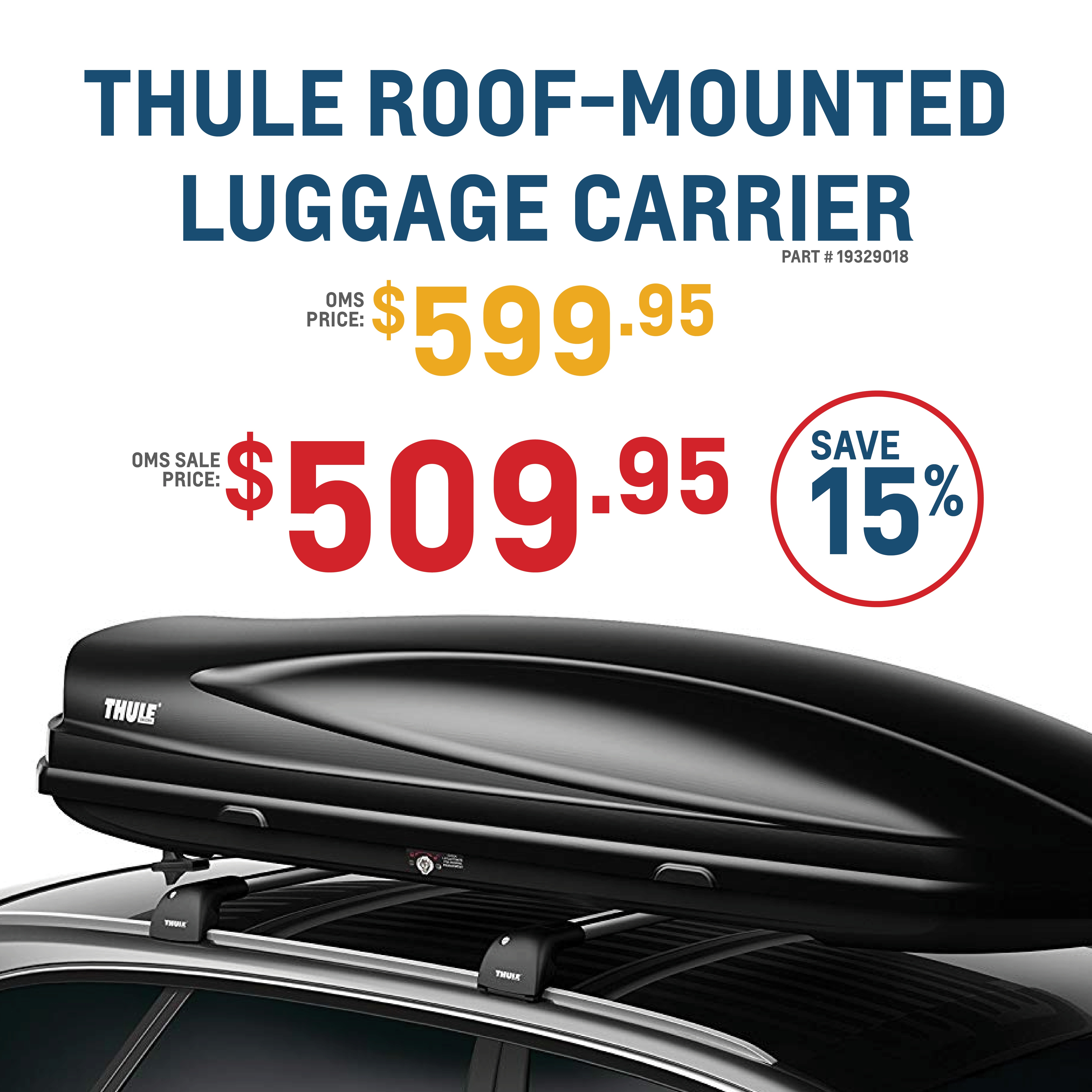 Thule Roof-Mounted Luggage Carrier Thule Roof-Mounted Luggage Carrier
