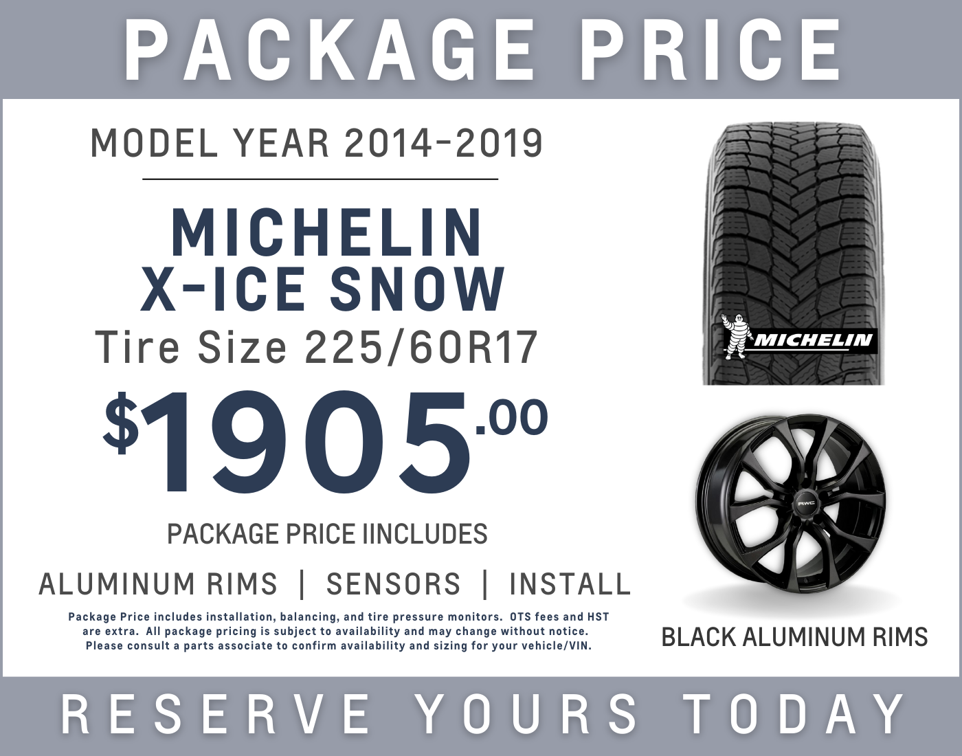 Impala Winter Tire Packages Ontario Motor Sales