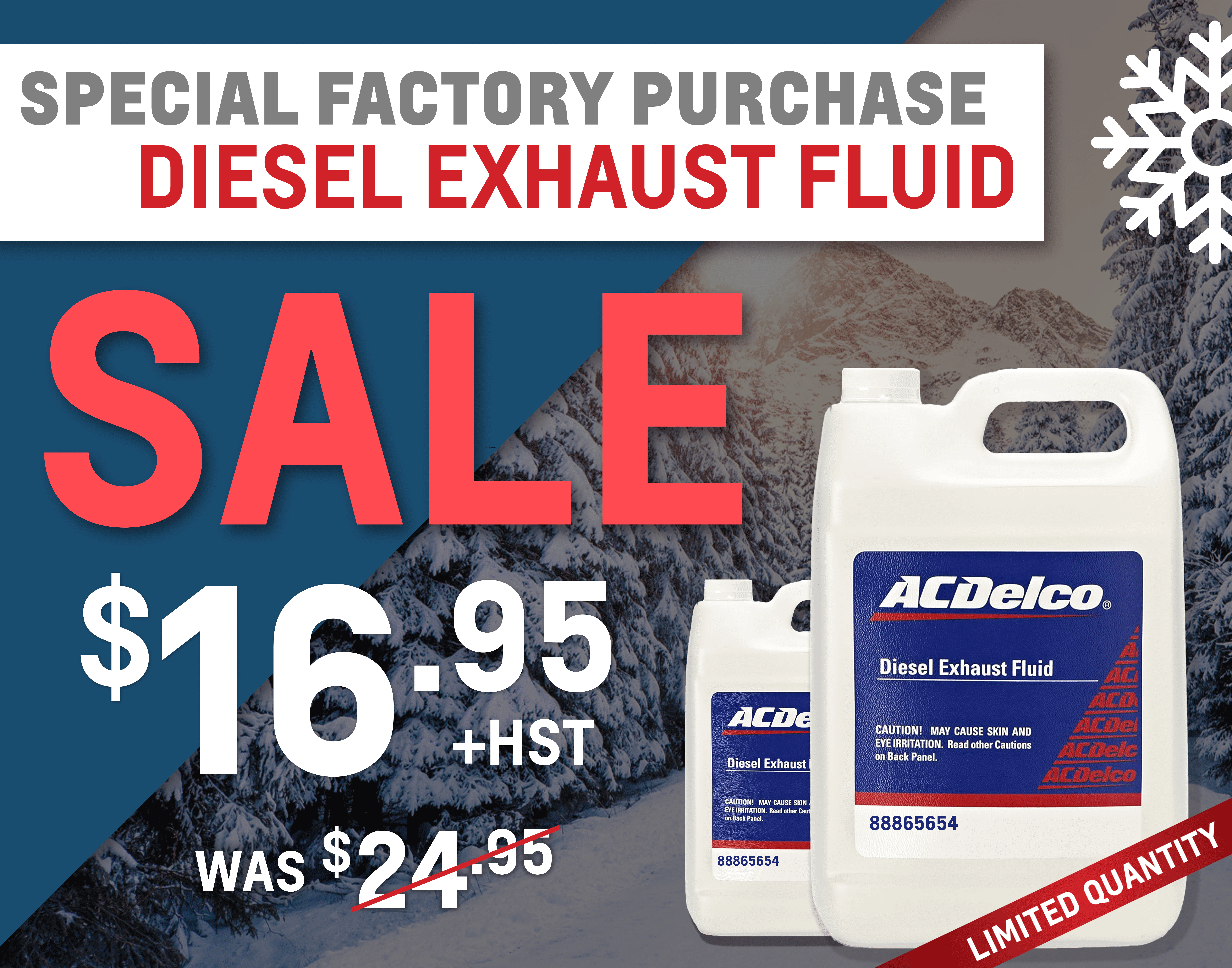 Parts Specials - Ontario Motor Sales