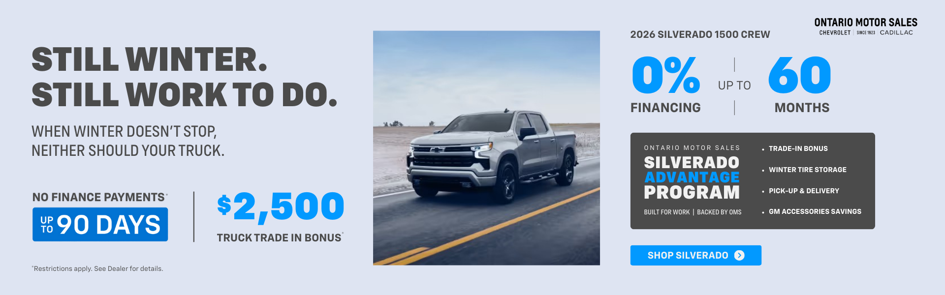 2026 Silverado 1500 Crew Cab Oshawa