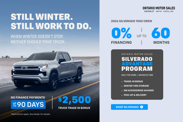 2026 Silverado 1500 Crew Cab Oshawa
