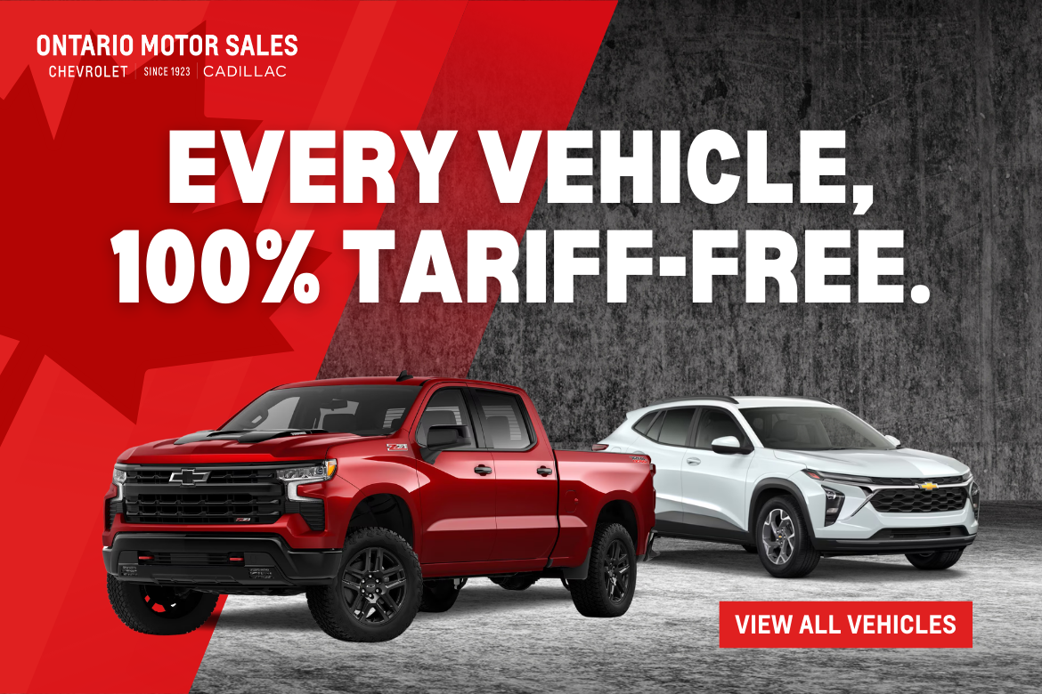 OMSTariff-MobileBanner Tariff Free Vehicles Chevrolet Oshawa